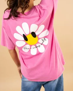 T-shirt fleur smile