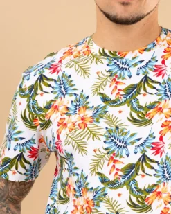 T-shirt fleurs