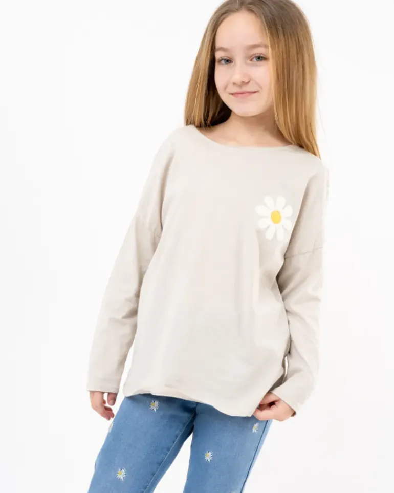 T-shirt fleurs
