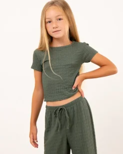T-shirt gaufré