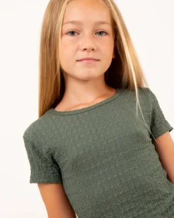 T-shirt gaufré