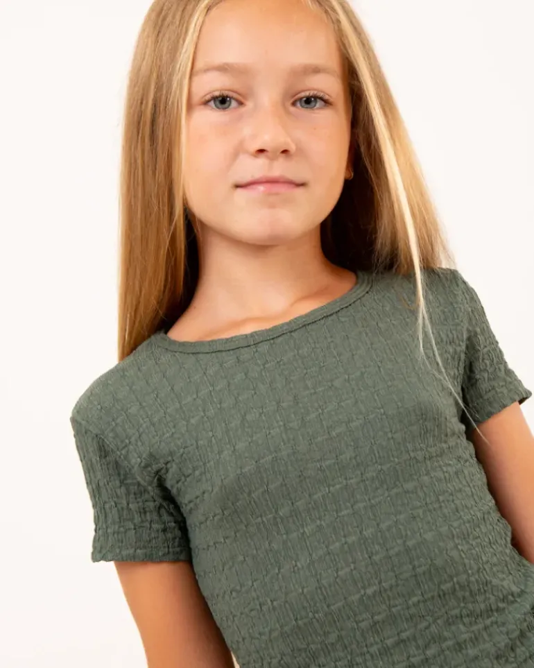 T-shirt gaufré