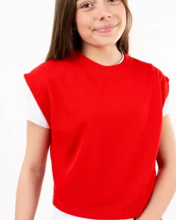 T-Shirt gilet maille