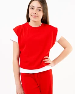 T-Shirt gilet maille