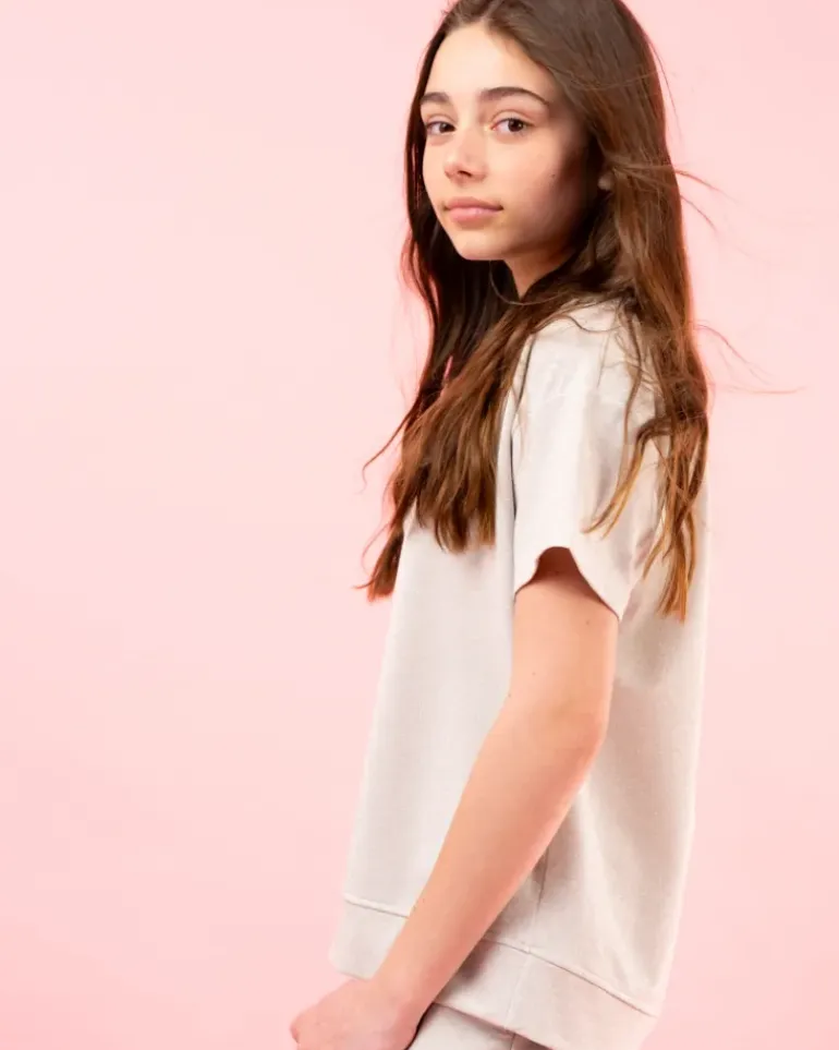 T-Shirt lurex oversize