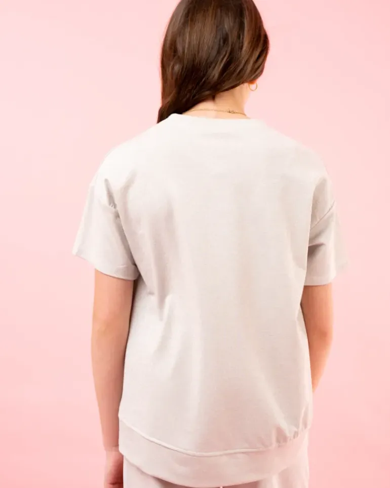 T-Shirt lurex oversize