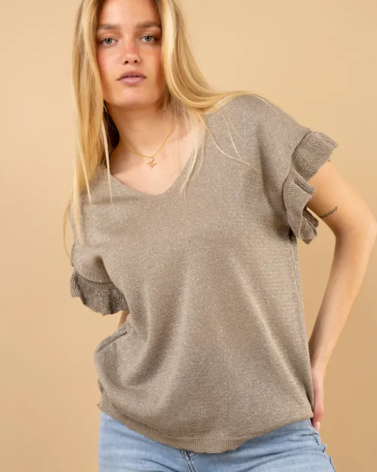 T-Shirt maille lurex
