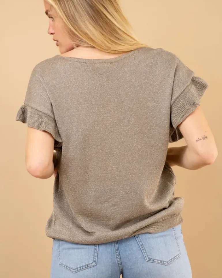 T-Shirt maille lurex