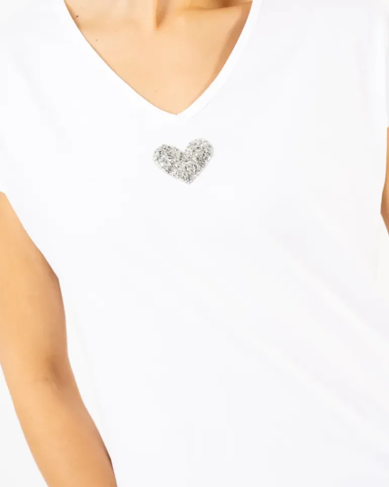 T-shirt v coeur