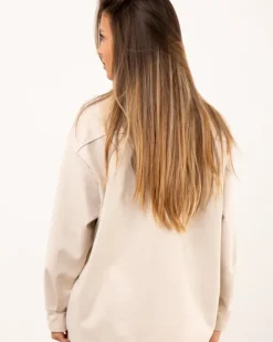 Veste effet daim