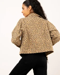 Veste imprimé léopard
