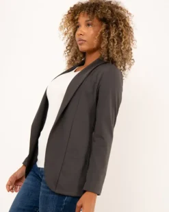 Veste longue poches