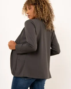 Veste longue poches