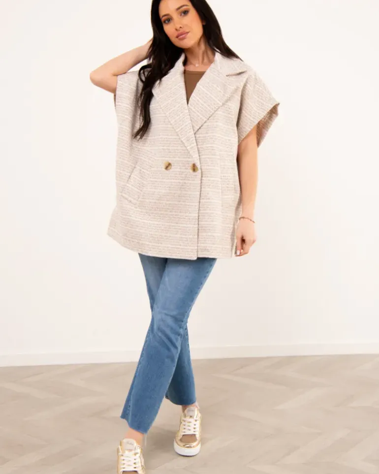 Veste oversize tweed
