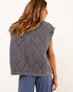 Veste sans manches matelassée